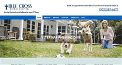 Desktop Screenshot of bluecrossanimalhospital.org