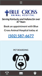 Mobile Screenshot of bluecrossanimalhospital.org